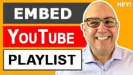 How To Embed A YouTube Playlist On A Website