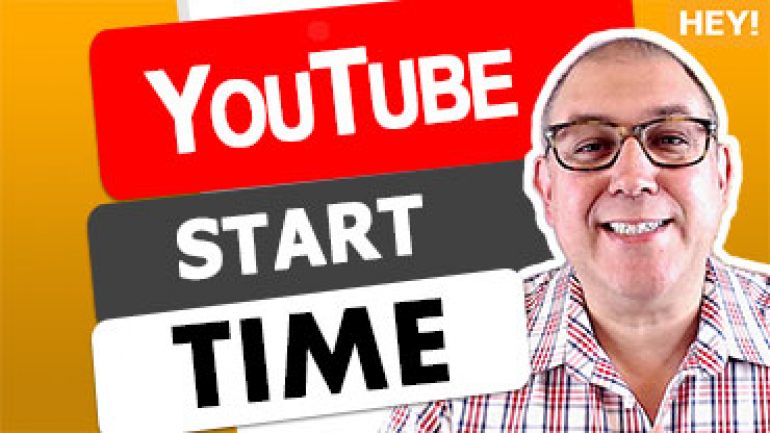 How To Start A YouTube Video At A Certain Time