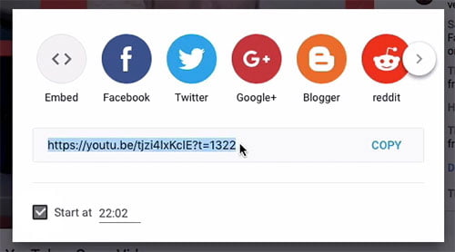 How To Start A YouTube Video At A Certain Time Share Time Code Example