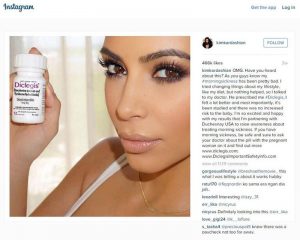 Kim Kardashian Drug Instagram FDA